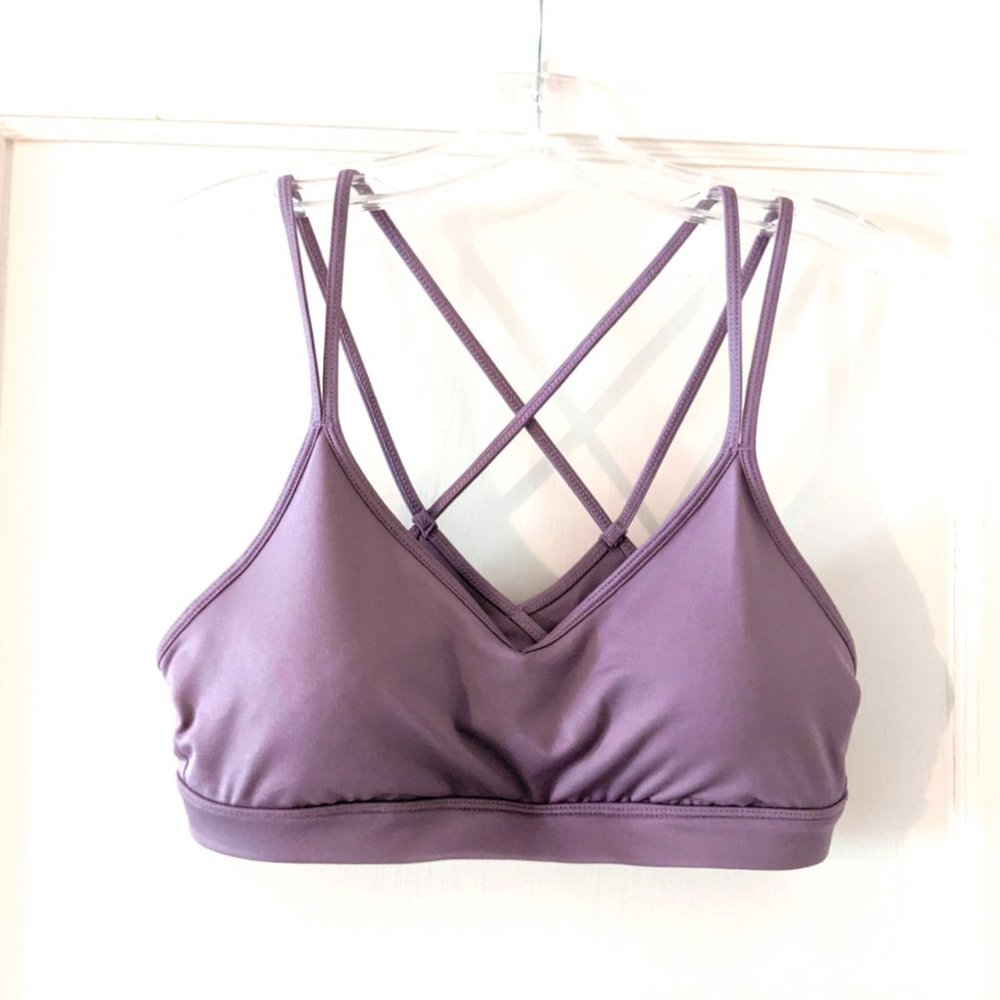 Old Navy Active Strappy Sports Bra, Misty Dawn